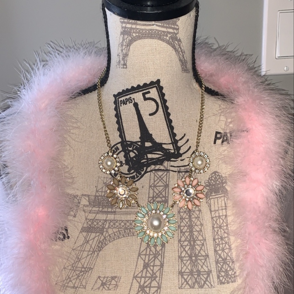 JOE FRESH Flower Statement Necklace